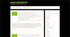 Desktop Screenshot of idealdeportivo.com