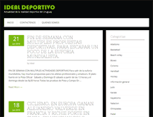 Tablet Screenshot of idealdeportivo.com